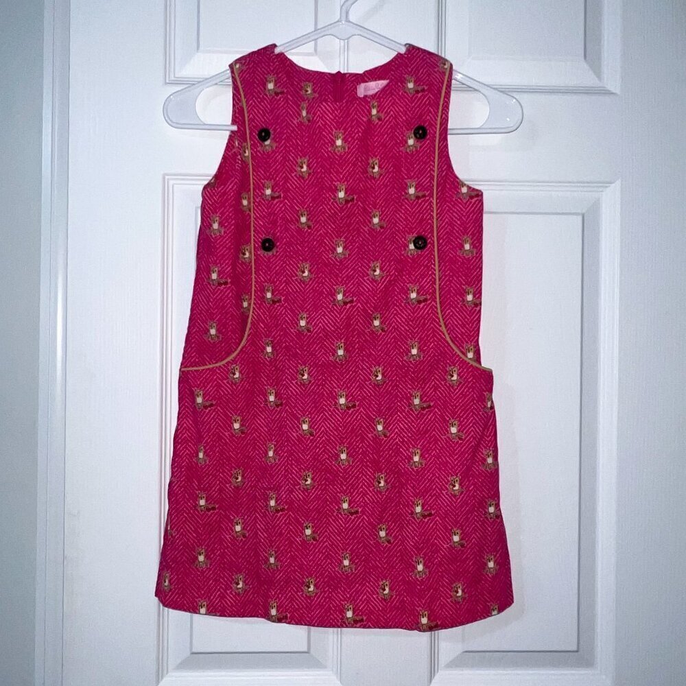 Lilly Pulitzer Girl's Owl Print Sleeveless Dress Size 7
